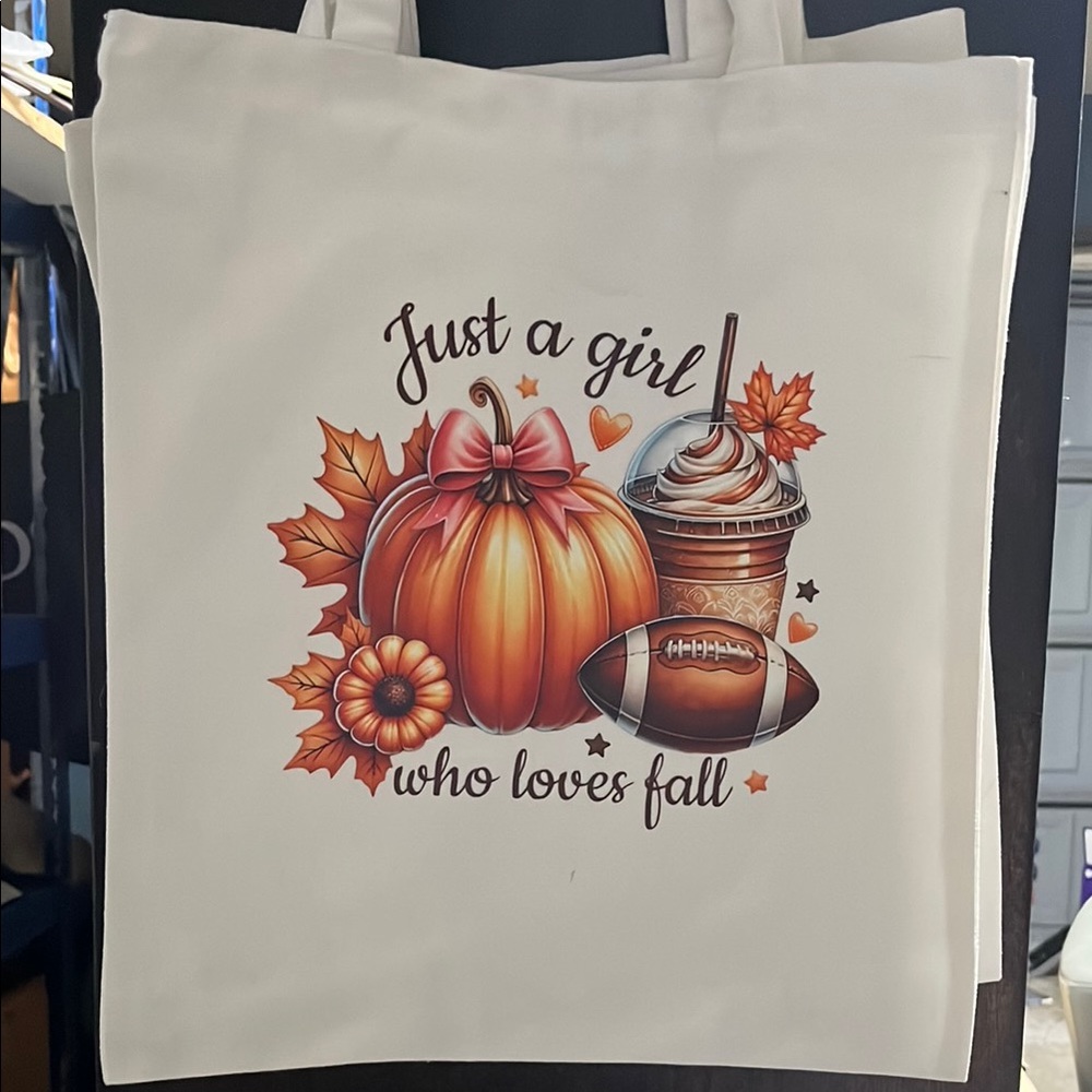 Fall Themed Tote Bag